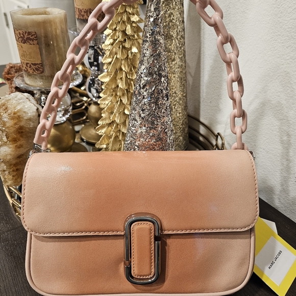 Marc Jacobs The leather shoulder bag.  color Rose. - Picture 12 of 12